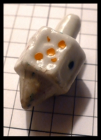 Dice : Dice - Dreidel - Porcelain Japan with Pips - Ebay Dec 2011